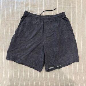 Lululemon Athletica Gray Athletic Shorts with Elastic Waistband